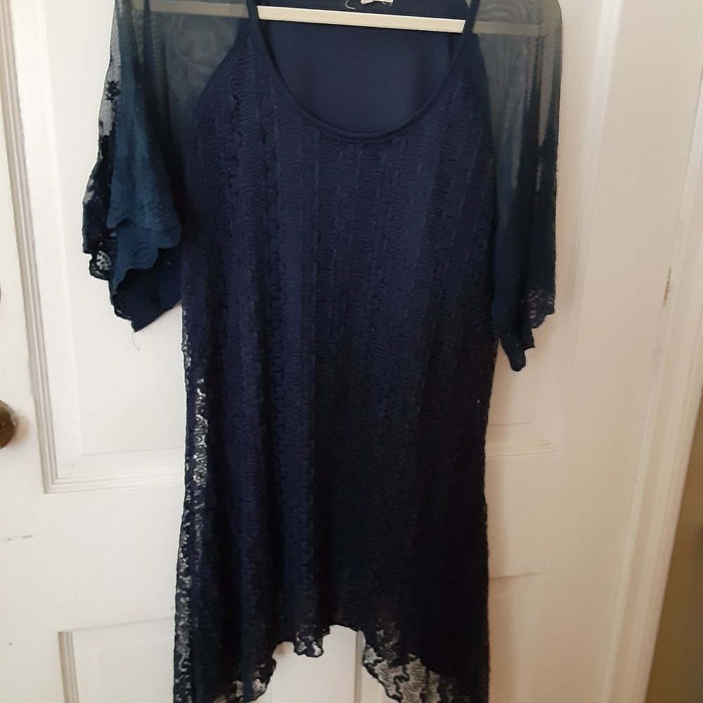 Indigo Soul, XL, Navy Tunic